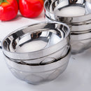 Stainless Steel Double Layer Rice Bowls Metal Insulated Soup Bowl For Kids
