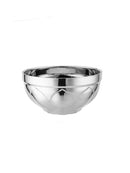 Stainless Steel Double Layer Rice Bowls Metal Insulated Soup Bowl For Kids