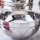 Stainless Steel Double Layer Rice Bowls Metal Insulated Soup Bowl For Kids