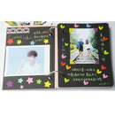 Heart Wooden Photo Album Loose-leaf Baby Growth Memory Record Book Newly