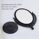 Rotating Cosmetic Princess Double Sided Desktop Makeup Standing Mirror European