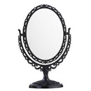 Rotating Cosmetic Princess Double Sided Desktop Makeup Standing Mirror European