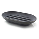 Durable Plate Tray Drain Bathroom Silicone Soap Dish Storage Holder Soapbox