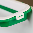 2 * Kitchen Trash Garbage Bag Hanging Rack Rubbish Holder Cupboard Storage Green