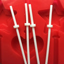 60* Food Sucker Sticks Chocolate Cake Lollipop Sticks Sweet Candy Maker Hot