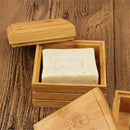 Bamboo Soap Box Storage Dish Holder Soap Plate Tray Home Bathroom Supply