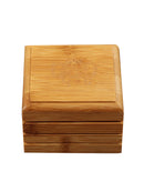 Portable Bamboo Soap Dishes Creative Manual Drain Soap Box Wooden Soap Holder