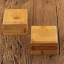 1pcs Natural Bamboo Rack Soap Dish Wooden Case Tray Holder Shower Plate Soap Box
