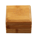 Portable Bamboo Soap Dishes Creative Manual Drain Soap Box Wooden Soap Holder