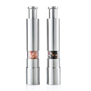 Grind Gourmet Salt And Pepper Grinder With Modern Thumb Push Button