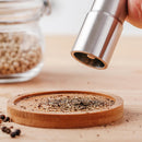 Thumb Operated Stainless Steel Salt, Pepper & Spice Grinder Mill Kitchen Tool