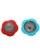 Kitchen Catcher Flower Shaped Drains Cover Hair Filter Colander Sink Strainer