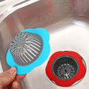 Kitchen Catcher Flower Shaped Drains Cover Hair Filter Colander Sink Strainer