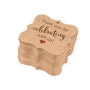 Handmade Wedding Party Jute Twine Kraft Gift Tags Thank you Hanging Label