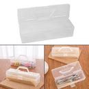 Plastic Pasta Box Noodles Container Kitchen Food Storage Jar Fresh-keeping x v