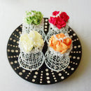 Bird Cage Wedding Party Gift Box Metal Candy Chocolate Flower Table Decoration