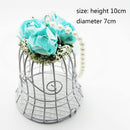Bird Cage Wedding Party Gift Box Metal Candy Chocolate Flower Table Decoration