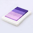 Multi Colour Ink Pad Oil Based For Rubber Stamps Paper Wood Fabric DIY Craft