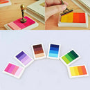 Multi Colour Ink Pad Oil Based For Rubber Stamps Paper Wood Fabric DIY Craft