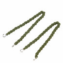 1Pair Trouser Twists Bungee Elastic Leg Ties Army Combat Rubber Band new