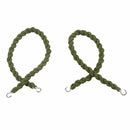 1Pair Trouser Twists Bungee Elastic Leg Ties Army Combat Rubber Band new