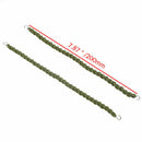 1Pair Trouser Twists Bungee Elastic Leg Ties Army Combat Rubber Band new