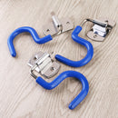 3X Stainless Steel Hook Mop Broom Holder Wall Mounted Handle Hanger Storage Rack