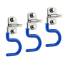 3X Stainless Steel Hook Mop Broom Holder Wall Mounted Handle Hanger Storage Rack