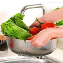 Basket Kitchen-Storage-Tool Fruit-Holder Stainless-Steel Organizer Strainer