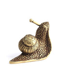 Decorated Fine Copper Collectible Old Handwork Carved Snail Statue NR