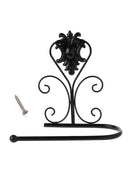 Creative Retro Iron Toilet Paper Towel Roll Holder Bathroom Wall Mounted Rack