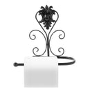 Creative Retro Iron Toilet Paper Towel Roll Holder Bathroom Wall Mounted Rack