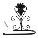 Creative Retro Iron Toilet Paper Towel Roll Holder Bathroom Wall Mounted Rack