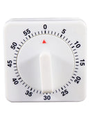60 Minute Counting Down Alarm Clock Square Kitchen Mechanical Timer Reminder Z W