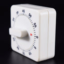White Mechanical Kitchen Cooking Timer Count-Down Clock Loud Alarm Remind G J