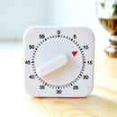 White Mechanical Kitchen Cooking Timer Count-Down Clock Loud Alarm Remind G J