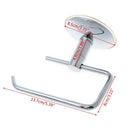 Stainless Steel Suction Cup Toilet Paper Roll Holder Bathroom Wall Mounted New