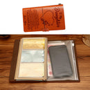 To My Daughter Face Challenges Love Mom Engraved Leather Journal Notebook Diary