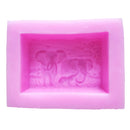 1pc Family Silicone Soap Molds Craft Mold Handmade Soap Making Mold Best Hot