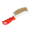 2 Pack Silverline Wire Brush Steel and Brass 250mm Paint Rust Metal Remover