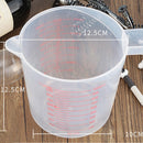 250/500/1000ML Plastic Measuring Cups Jug Pour Spout Surface Container WS T