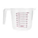 250/500/1000ML Plastic Measuring Cups Jug Pour Spout Surface Container WS T