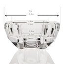 Crystal Glass Candle Holder Tabletop Candlestick Tealight Table Dinner Home