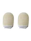 2 Pcs Shower Bath Gloves Exfoliating Loofah Body Scrubber Wash Skin Spa Massage