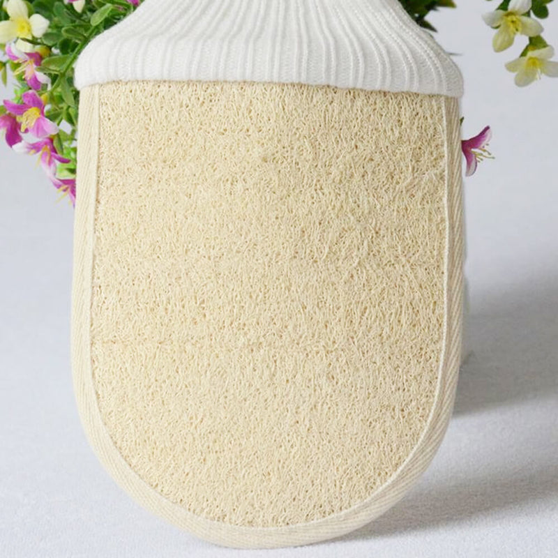 2 Pcs Shower Bath Gloves Exfoliating Loofah Body Scrubber Wash Skin Spa Massage