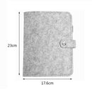 2020 Planner Agenda Binder Loose Leaf Diary Felt Planner Journal Diary Cover A5