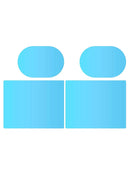 4pcs Car Side Rearview Mirror Waterproof Anti-Fog Rain-Proof Side Glass Film
