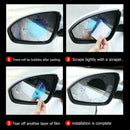 4pcs Car Side Rearview Mirror Waterproof Anti-Fog Rain-Proof Side Glass Film