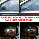 4pcs Car Side Rearview Mirror Waterproof Anti-Fog Rain-Proof Side Glass Film