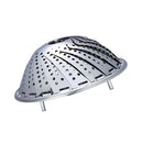 Stainless Steel Vegetable Steamer Basket Expandable Folding Tray Practical New